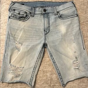 True religion shorts like new!